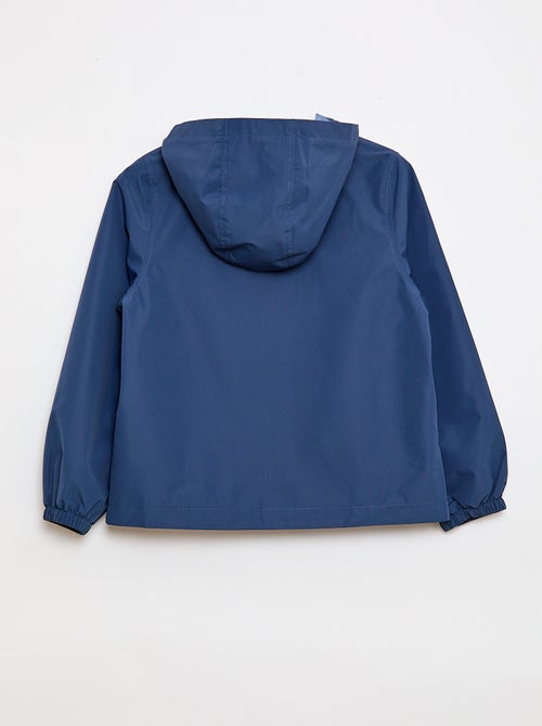 Corta-vento liso com capuz - Coleção fácil de vestir - Kiabi Corta-vento liso com capuz - Coleção fácil de vestir - Kiabi