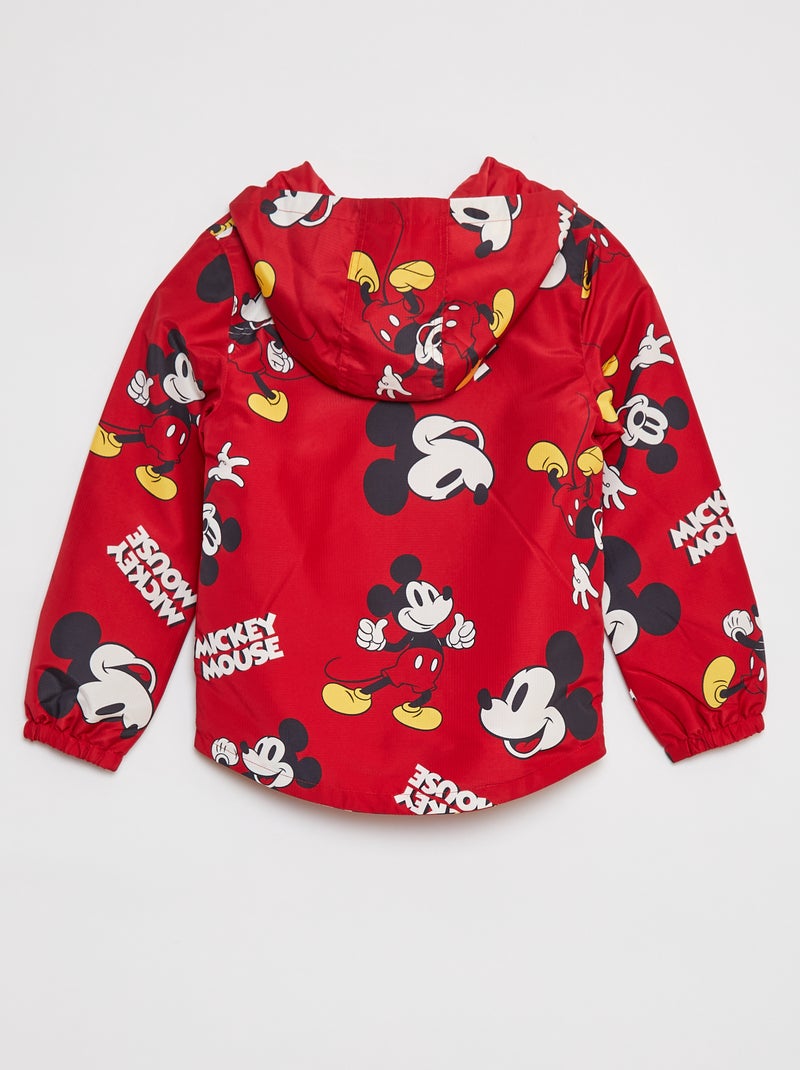 Corta-vento 'Mickey Mouse' 'Disney' VERMELHO - Kiabi