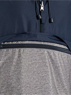 Corta-vento unissexo com zero emissões - Kiabi