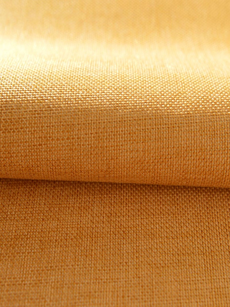 Cortina 100% blackout com efeito mosqueado Amarelo-escuro - Kiabi