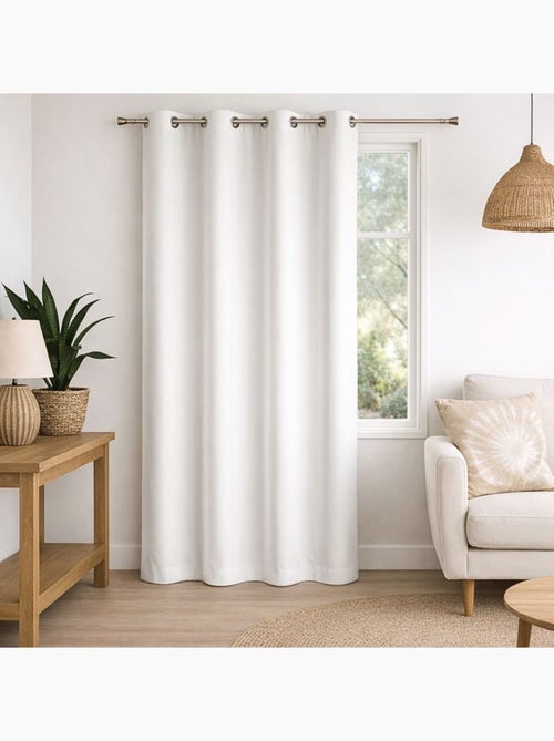 Cortina 100% blackout com efeito mosqueado - Kiabi