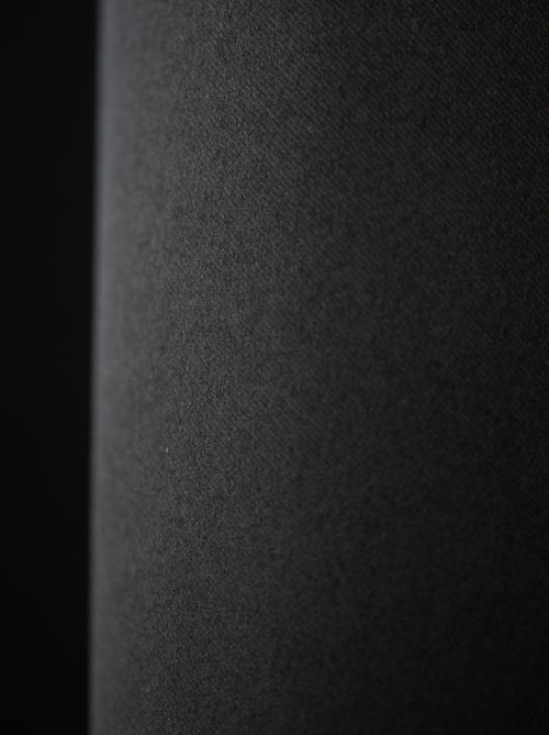 Cortina 100% blackout m1 retardante de chamas preto - Kiabi