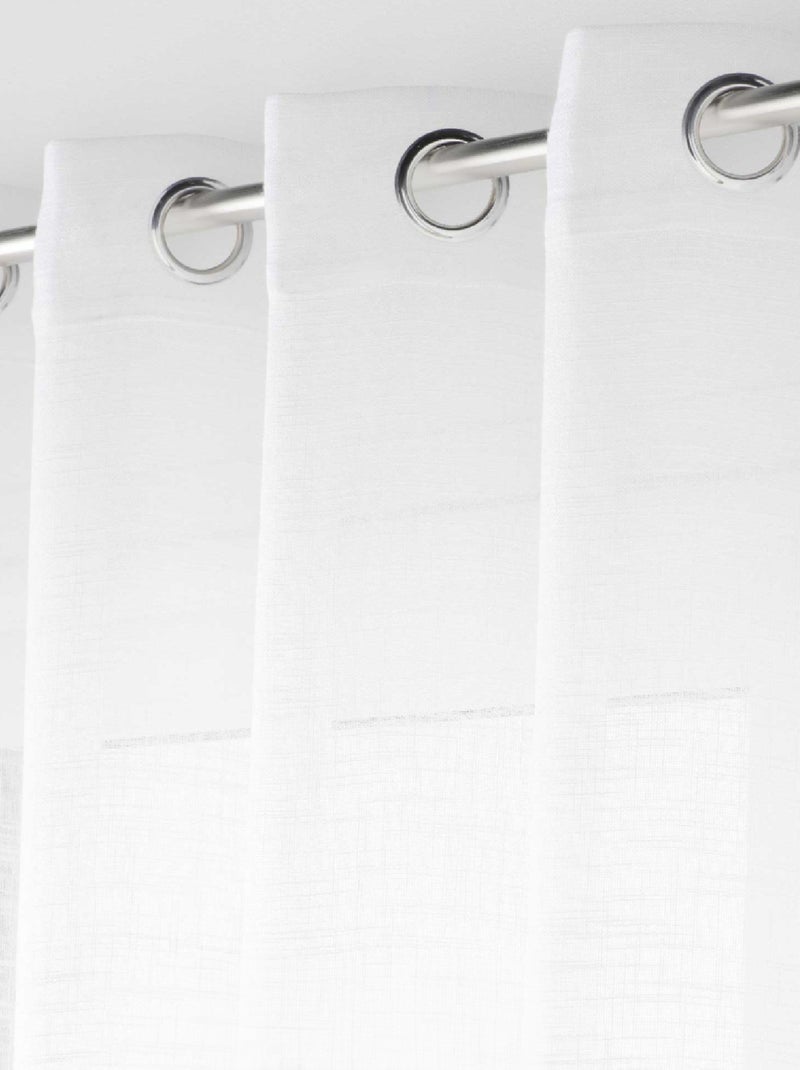 Cortina algodão haltona douceur d'intérieur Branco - Kiabi