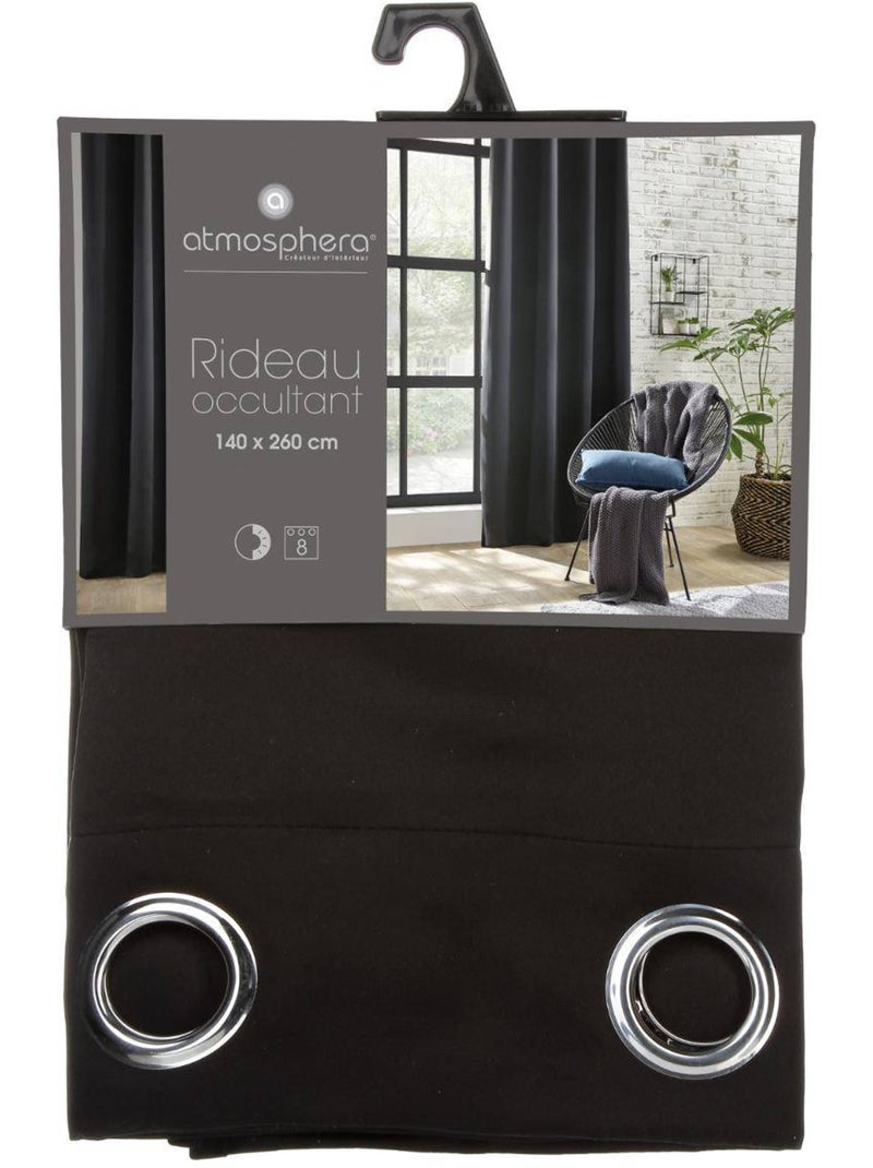 Cortina blackout chique e simples Preto - Kiabi