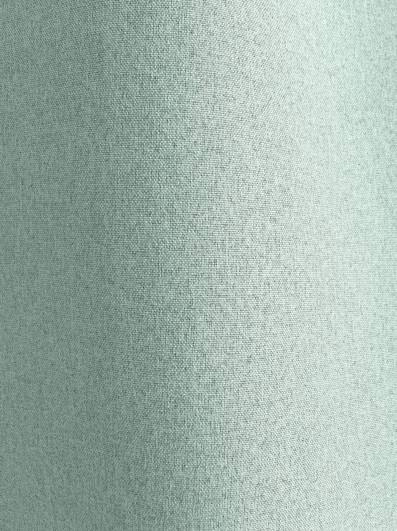 Cortina blackout com efeito cambraia Azul-celadon - Kiabi