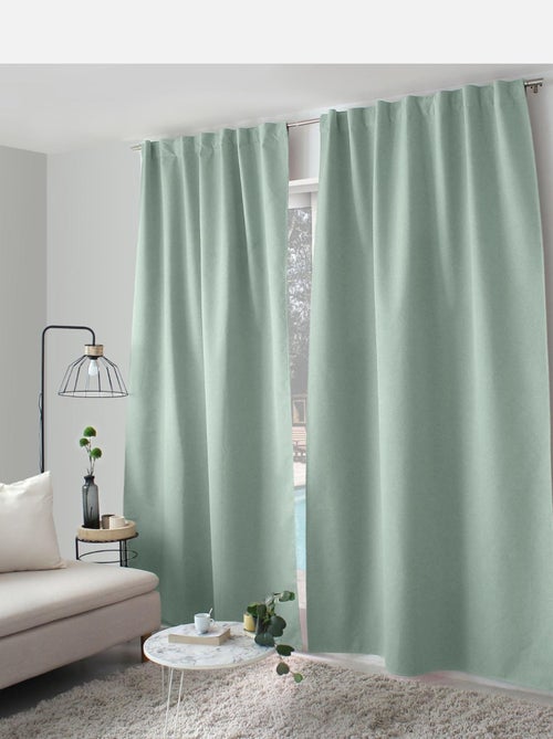 Cortina blackout com efeito cambraia - Kiabi