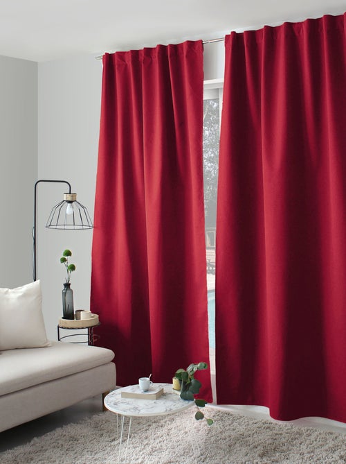 Cortina blackout com efeito cambraia - Kiabi