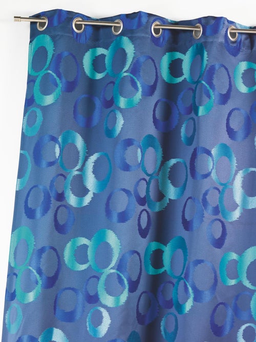 Cortina blackout em jacquard gráfico - Kiabi