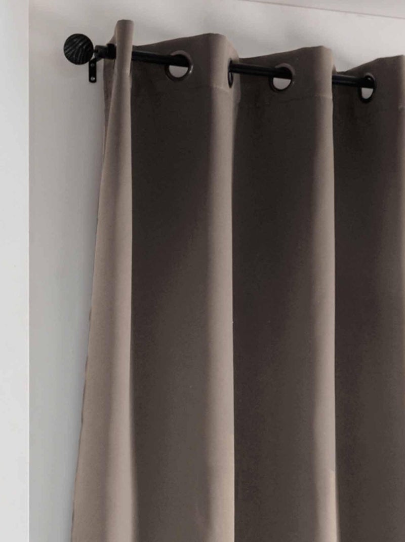 Cortina blackout simples 210gr/m2 Bege - Kiabi