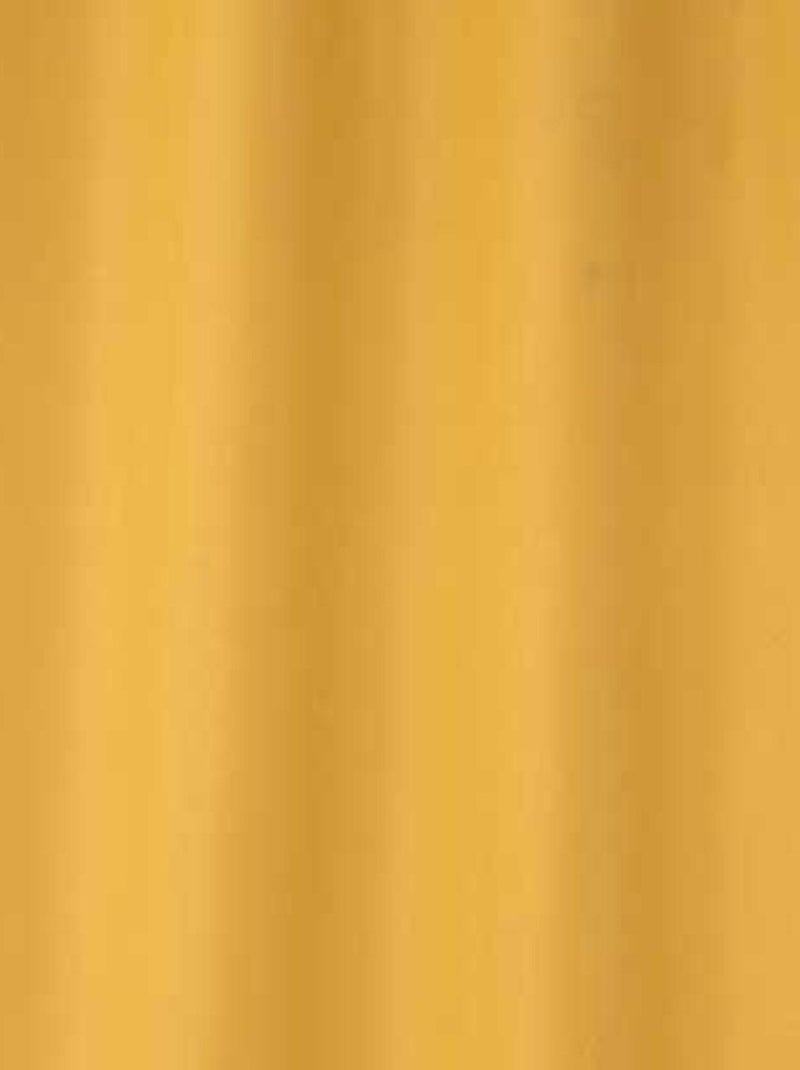 Cortina blackout simples de grande largura Amarelo-mostarda - Kiabi
