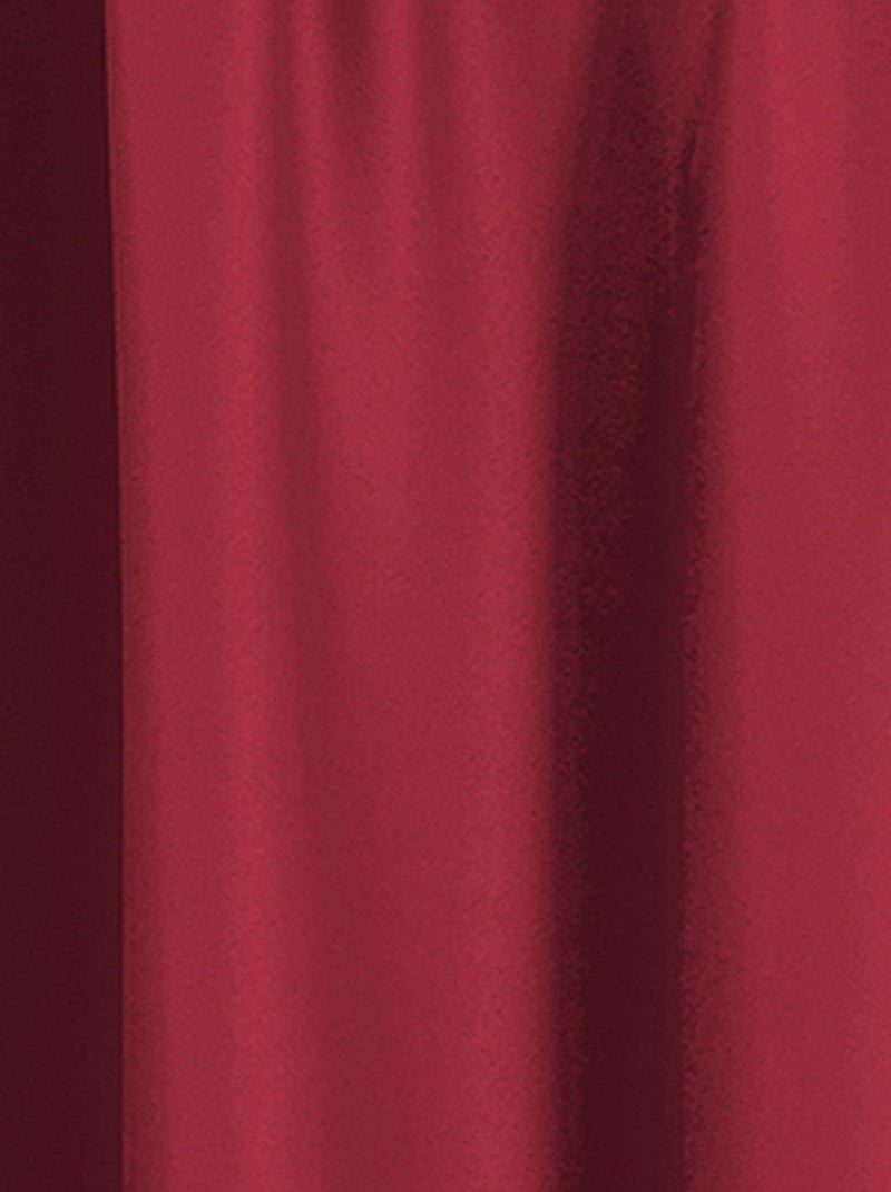 Cortina blackout simples de grande largura Vermelho - Kiabi