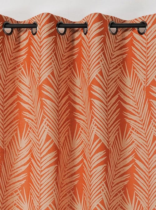 Cortina com estampado de folhas de palmeira - Kiabi Cortina com estampado de folhas de palmeira - Kiabi