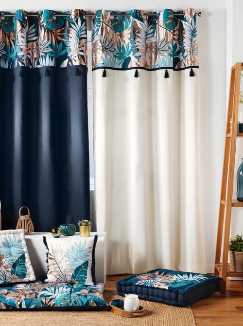 Cortina com estampado exótico - Kiabi