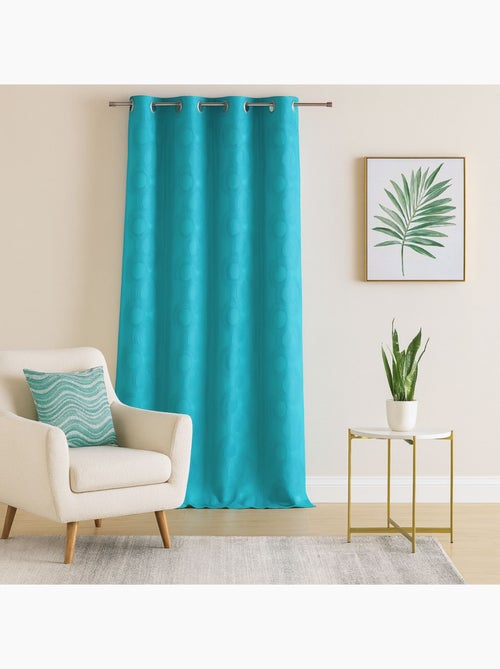Cortina com estampado jacquard cercle design - Kiabi
