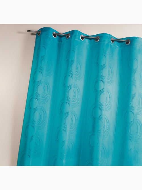 Cortina com estampado jacquard cercle design - Kiabi