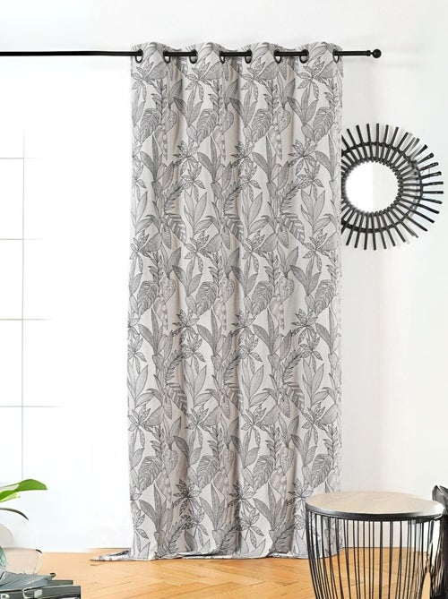 Cortina com folhas estilizadas - Kiabi Cortina com folhas estilizadas - Kiabi