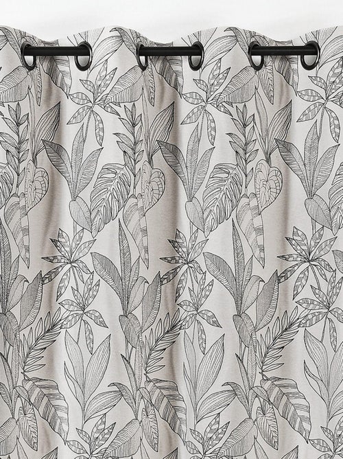 Cortina com folhas estilizadas - Kiabi Cortina com folhas estilizadas - Kiabi