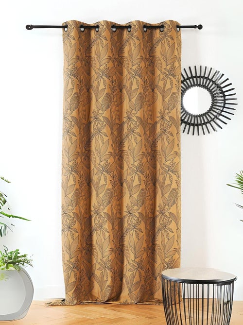 Cortina com folhas estilizadas - Kiabi Cortina com folhas estilizadas - Kiabi