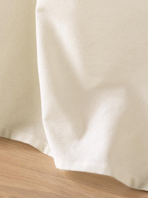 Cortina com ilhós camalia top jacquard - Kiabi