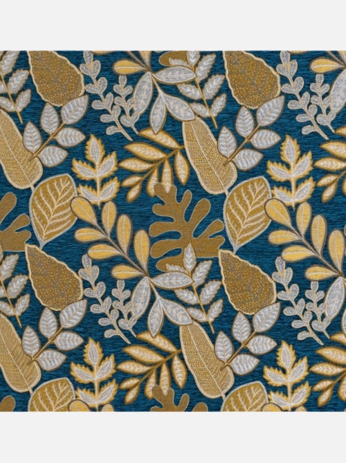 Cortina com ilhós com padrão vegetal vintage - Kiabi Cortina com ilhós com padrão vegetal vintage - Kiabi