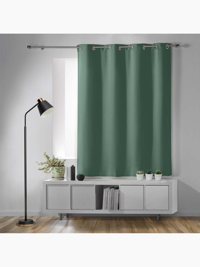 Cortina curta para radiadores com 90% de escurecimento Verde - Kiabi