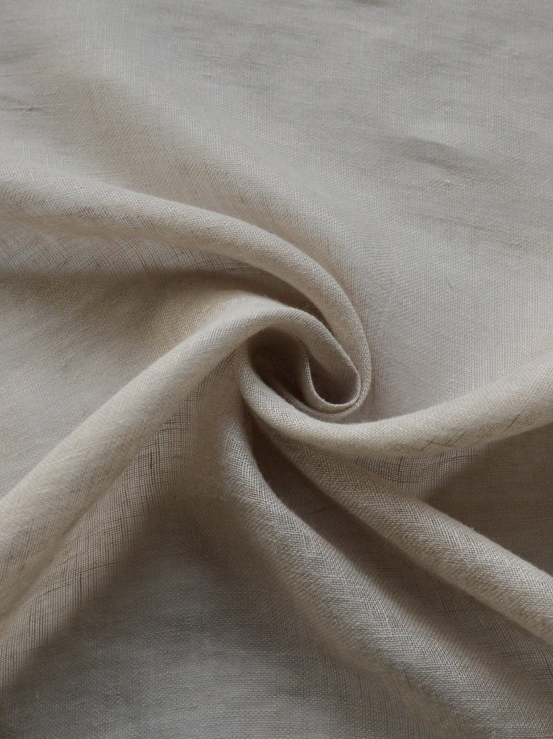 Cortina de 100% linho Madeira natural - Kiabi