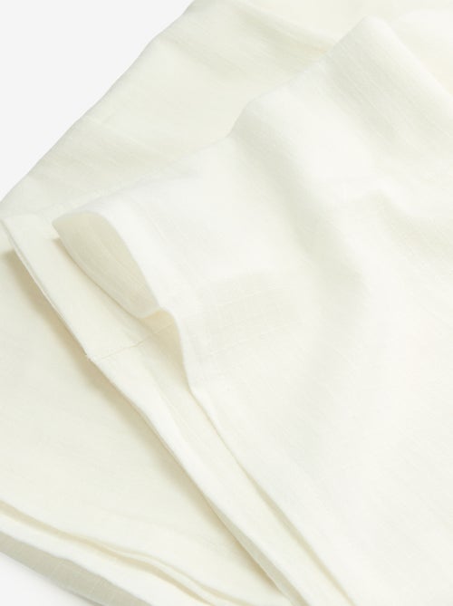 Cortina de algodão texturizada - 140 x 240 cm - Kiabi
