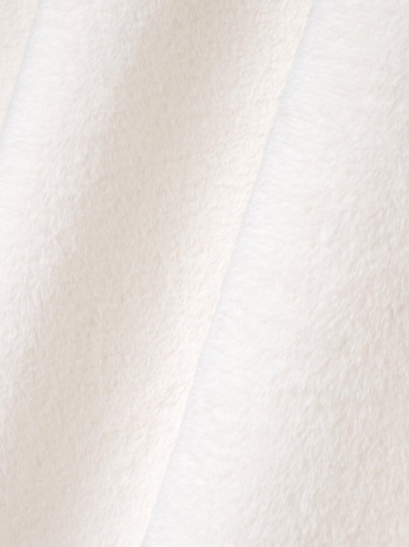 Cortina de casulo em imitação de pele Branco - Kiabi