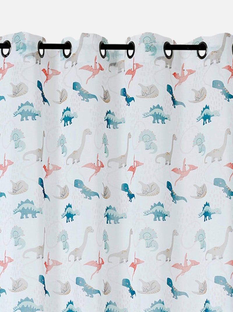 Cortina de dinossauro para crianças Branco - Kiabi