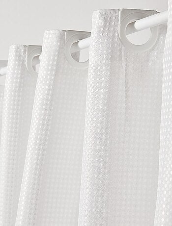 Cortina de duche efeito gofrado 180 X 200 cm