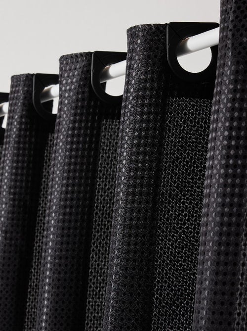 Cortina de duche efeito gofrado 180 X 200 cm - Kiabi