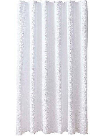 Cortina de duche em microfibra estampada com ganchos