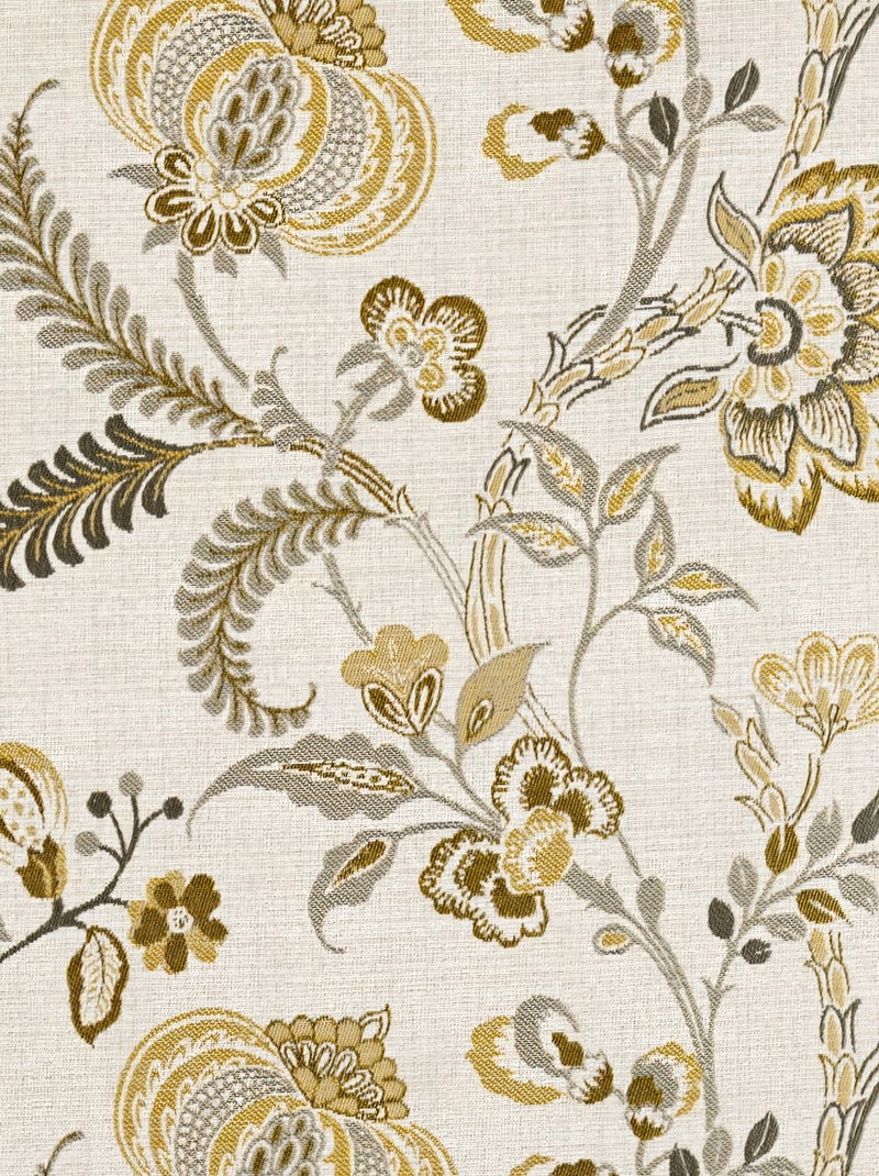 Cortina de ecrã vintage floral Açafrão - Kiabi