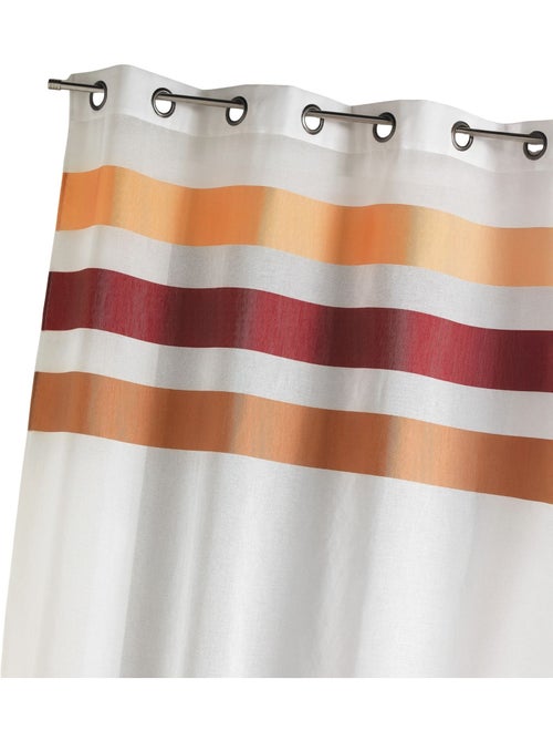 Cortina de estamefa com riscas horizontais - Kiabi