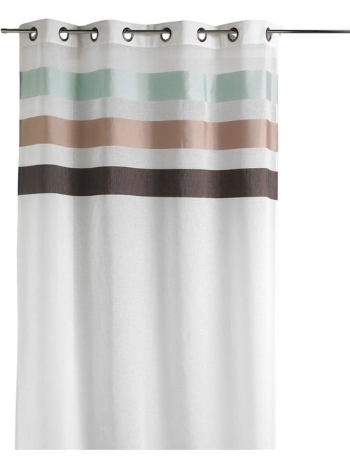 Cortina de estamefa com riscas horizontais - Kiabi