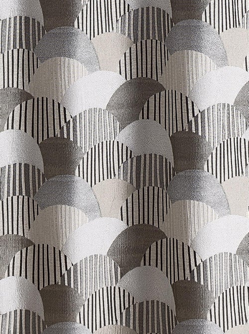 Cortina de estofos em jacquard arredondado - Kiabi