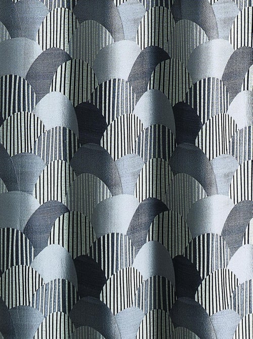 Cortina de estofos em jacquard arredondado - Kiabi