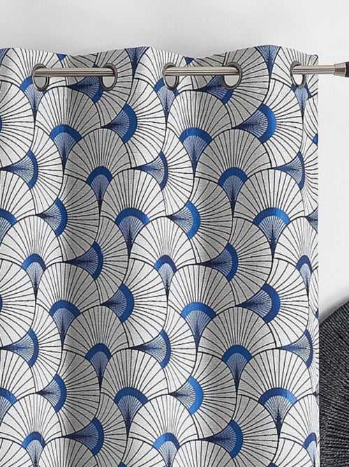 Cortina de estofos em jacquard - Kiabi Cortina de estofos em jacquard - Kiabi