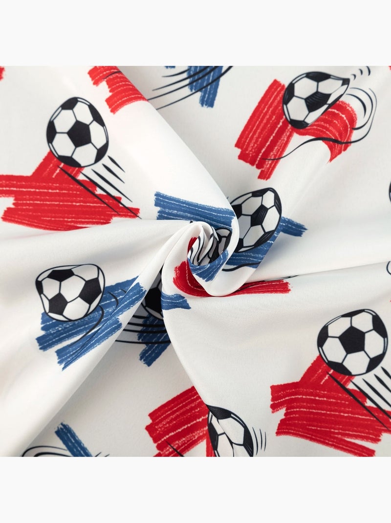 Cortina de futebol impressa Branco - Kiabi
