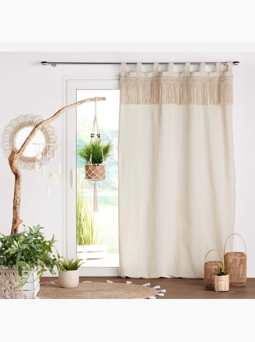 Cortina de laço em macramé - Kiabi Cortina de laço em macramé - Kiabi