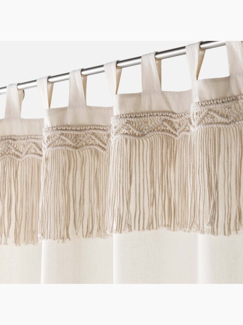 Cortina de laço em macramé - Kiabi Cortina de laço em macramé - Kiabi