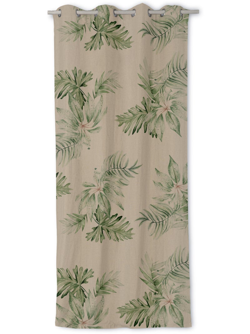 Cortina de linho Delicate "Happyfriday" Multicolorido - Kiabi