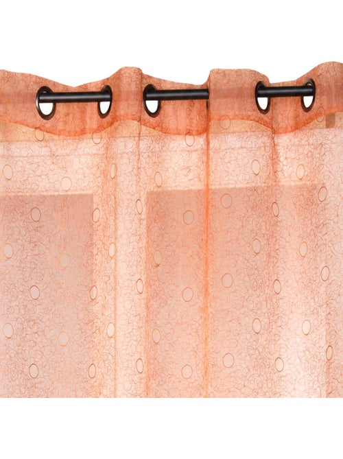 Cortina de organza bordada com bolhas - Kiabi Cortina de organza bordada com bolhas - Kiabi