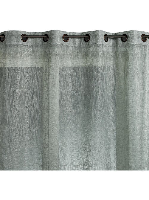 Cortina de organza bordada, pronta a colocar - Kiabi Cortina de organza bordada, pronta a colocar - Kiabi