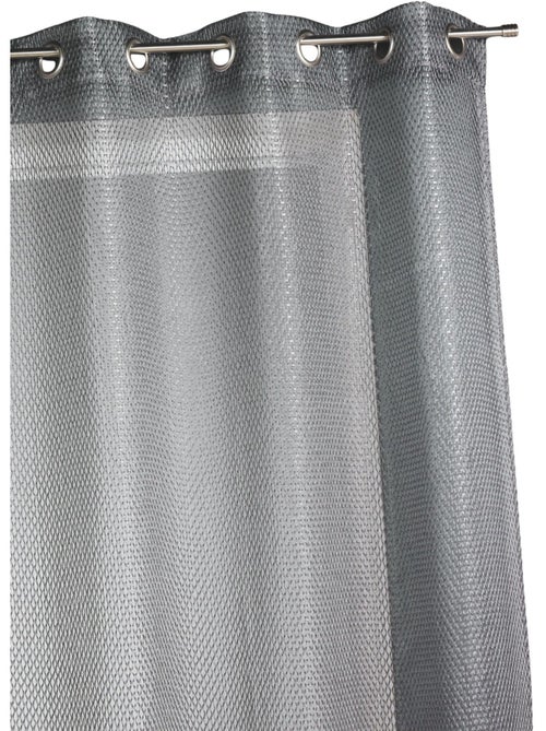 Cortina de organza com efeito de rede - Kiabi