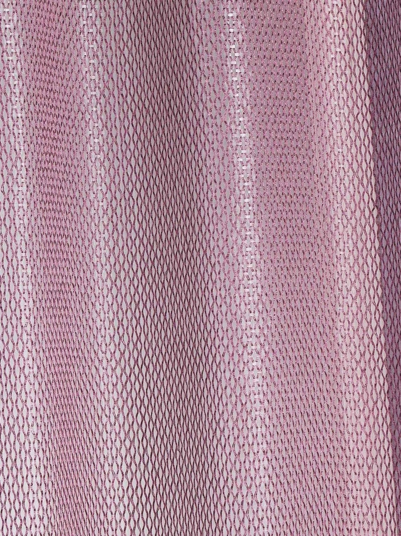 Cortina de organza com efeito de rede Roxo ameixa - Kiabi