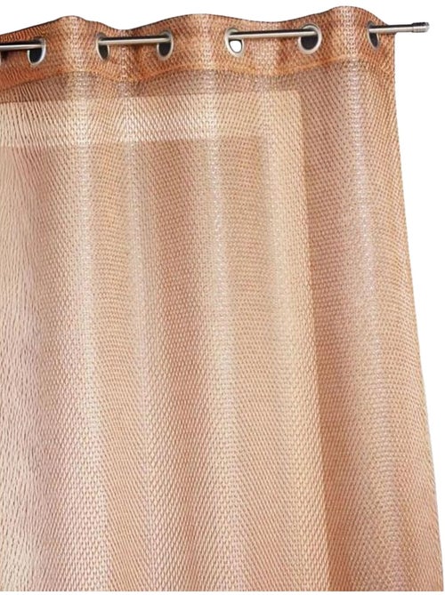 Cortina de organza com efeito de rede - Kiabi