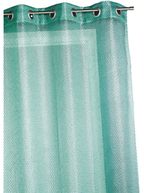 Cortina de organza com efeito de rede - Kiabi