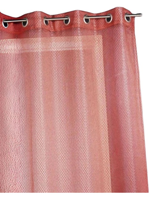 Cortina de organza com efeito de rede - Kiabi
