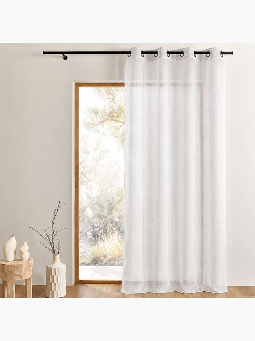 Cortina de organza com gotículas metálicas - Kiabi